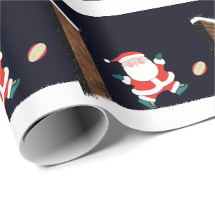 Cadeau Papier d'enveloppement de Noël de rugby