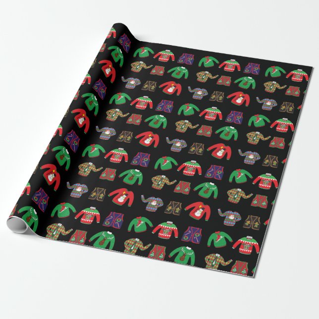 Cadeau Papier d'enveloppement de Noël doux (Déroulé)