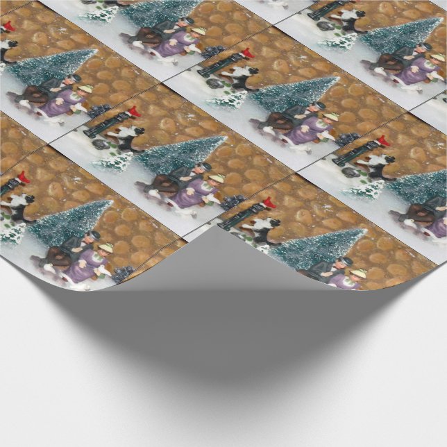 Cadeau Papier d'enveloppement de Noël Inséparable (1213) (Coin)