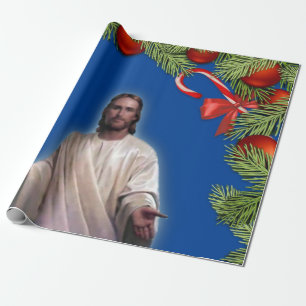 Cadeau Papier d'enveloppement de Noël Jésus