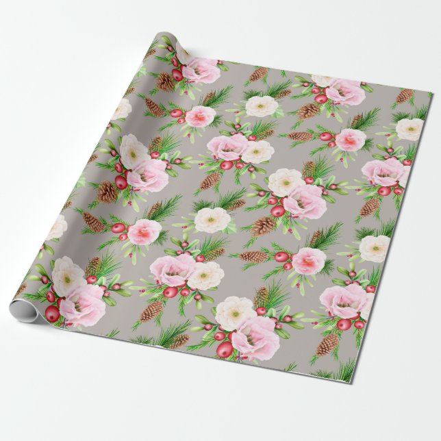 Cadeau Papier d'enveloppement de Noël mignon (Déroulé)