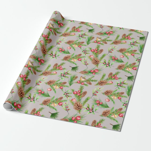 Cadeau Papier d'enveloppement de Noël mignon (Déroulé)