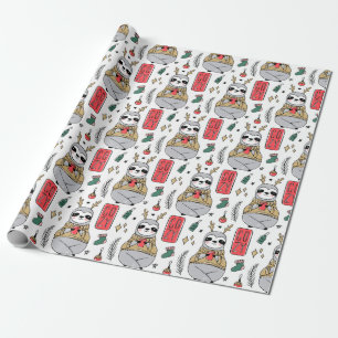 Cadeau Papier d'enveloppement de Noël mignon