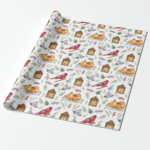 Cadeau Papier d'enveloppement de Noël mignon