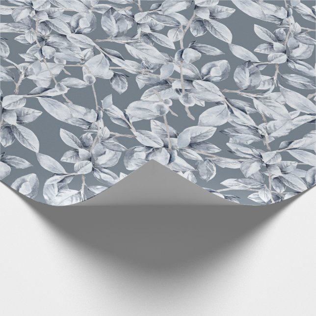 Cadeau Papier d'enveloppement de Noël Motif d'hiver (Coin)