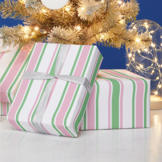 Cadeau Papier d'enveloppement de Noël Pastel | Rose et ve