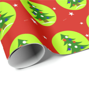 Cadeau Papier d'enveloppement de Noël patriotique