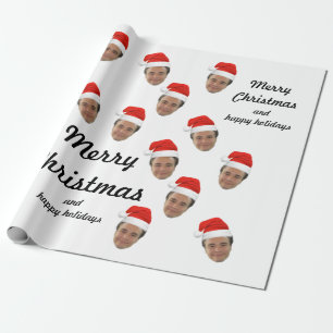 Cadeau Papier d'enveloppement de Noël personnalisé