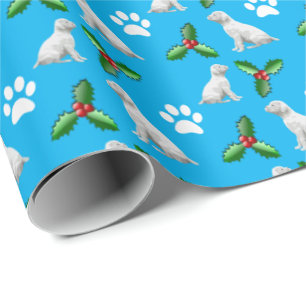 Cadeau Papier d'enveloppement de Noël pour chien de la b