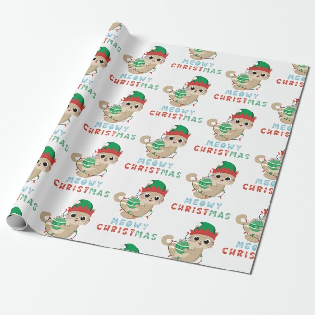 Cadeau Papier d'enveloppement de Noël pour enfants (Déroulé)