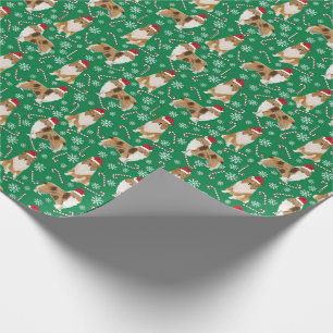Cadeau Papier d'enveloppement de Noël Rough Collie
