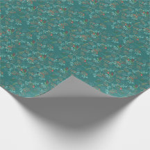 Papier d'enveloppement de Noël rustique naturel