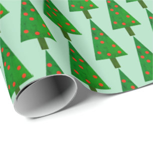 Cadeau Papier d'enveloppement de Noël simple et brillant