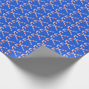 Cadeau Papier d'enveloppement de Noël sucre de canne et n