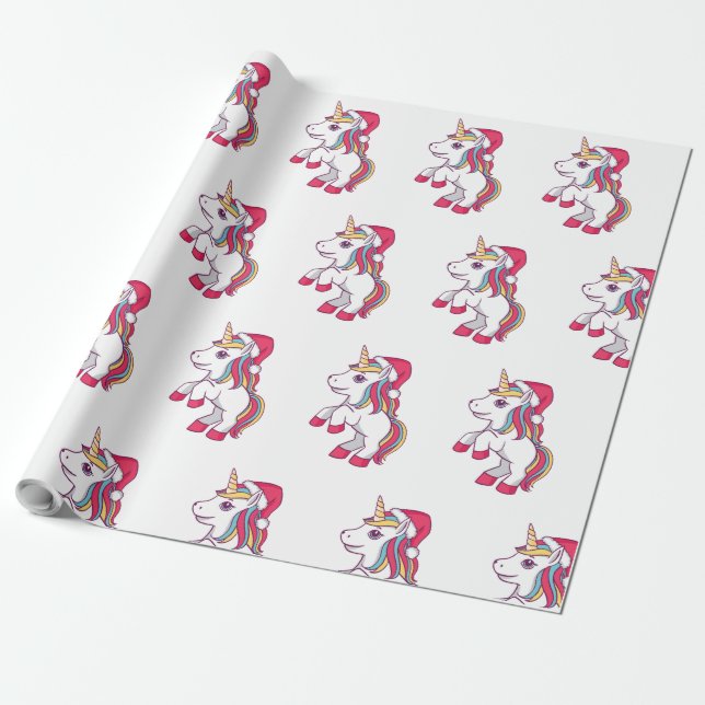 Cadeau Papier d'enveloppement de Noël Unicorn, Unicorn (Déroulé)