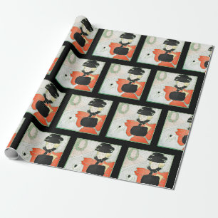 Cadeau Papier d'enveloppement de Noël Victorien unique