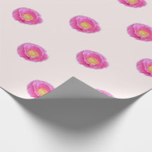 Papier d'enveloppement de pavot rose