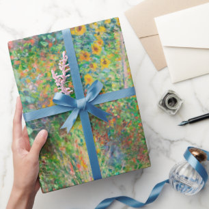 Cadeau Papier d'enveloppement de peinture Claude Monet cé