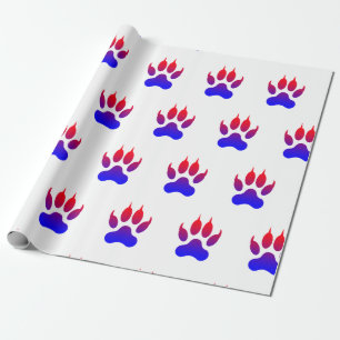 Cadeau Papier d'enveloppement de pinces de tigre