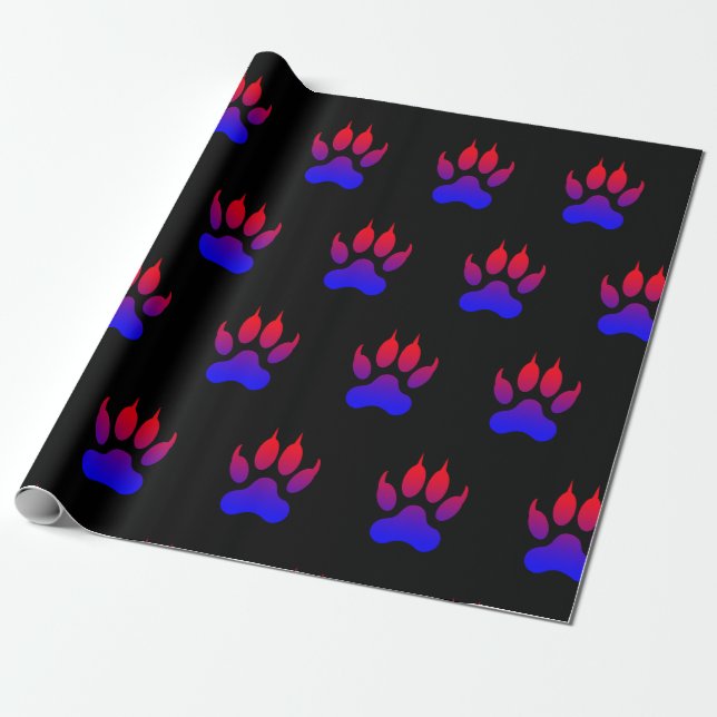 Cadeau Papier d'enveloppement de pinces de tigre (Déroulé)