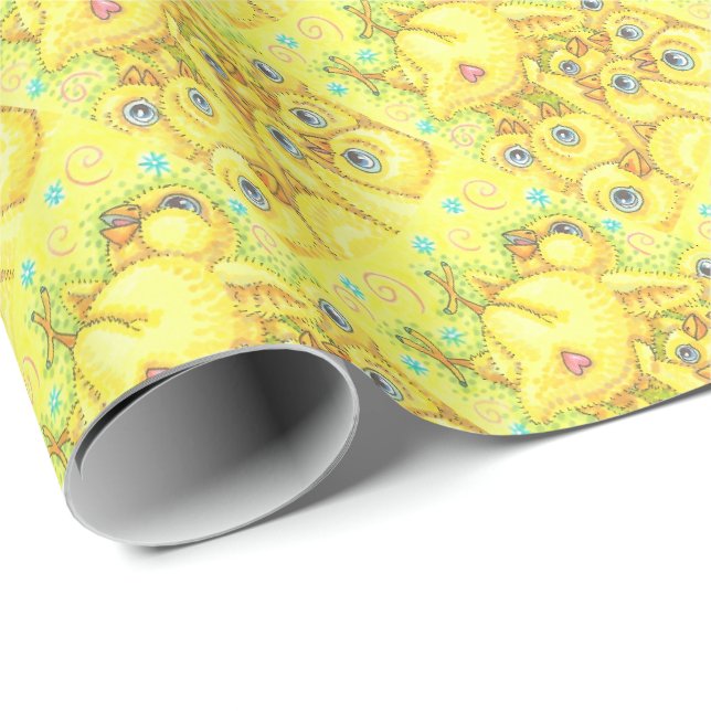 CADEAU PAPIER D'ENVELOPPEMENT DE PISTE DE PRINTEMPS MOSH  (Coin rond)