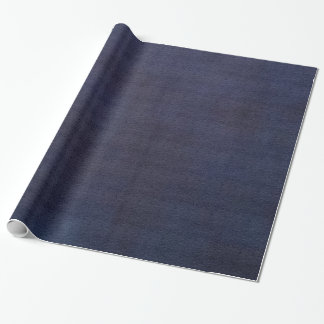 Cadeau Papier d'enveloppement de Refus Bleu Brûlé