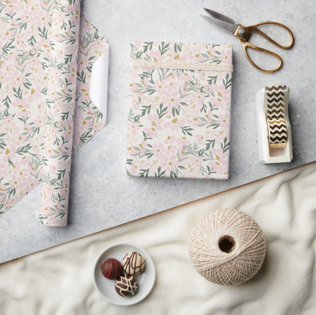 Cadeau Papier d'enveloppement de saumon rose (Artisanat)