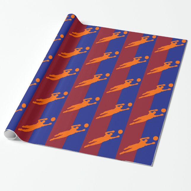 Cadeau Papier d'enveloppement de soccer (Déroulé)