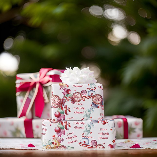 Cadeau Papier d'enveloppement de sucre de canne (Créateur téléchargé)