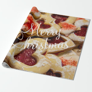 Cadeau Papier d'enveloppement de sucre en forme de coeur