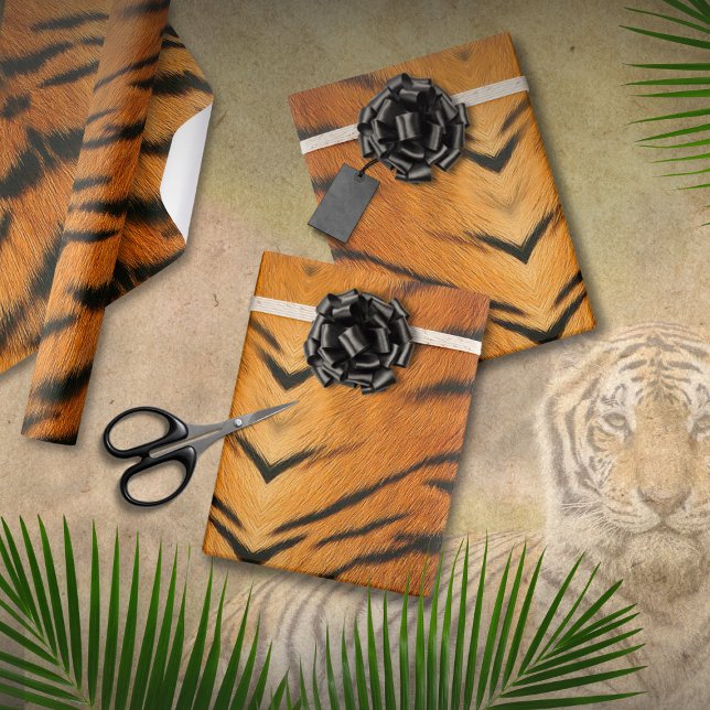 Cadeau Papier d'enveloppement de tigre poster de animal (Créateur téléchargé)