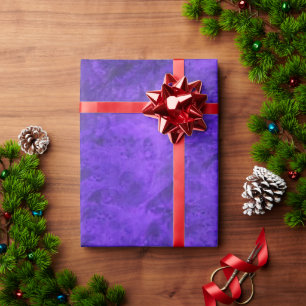 Cadeau Papier d'enveloppement de velours mauve Améthyste