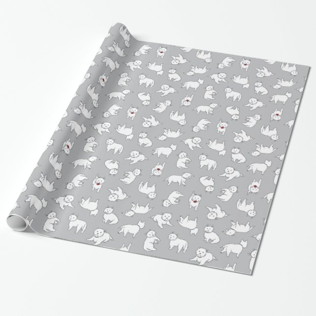 Cadeau Papier d'enveloppement des articles de toilette (Déroulé)