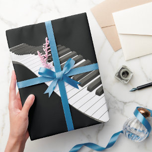 Cadeau Papier d'enveloppement des clés de piano