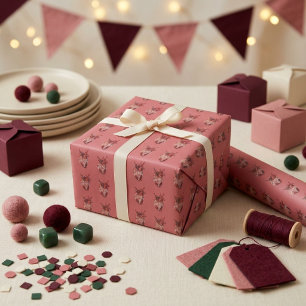 Cadeau Papier d'enveloppement des coeurs