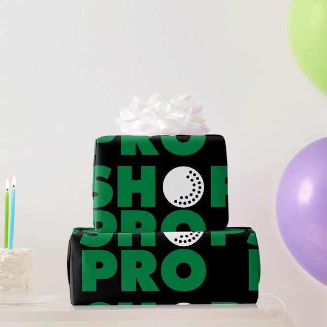 Cadeau Papier d'enveloppement des enseignes Golf Pro (Créateur téléchargé)