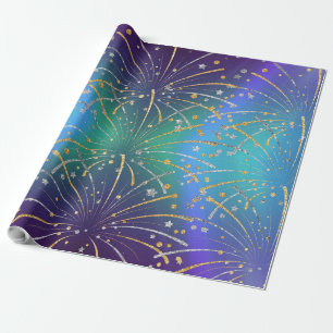 Cadeau Papier d'enveloppement des étincelles