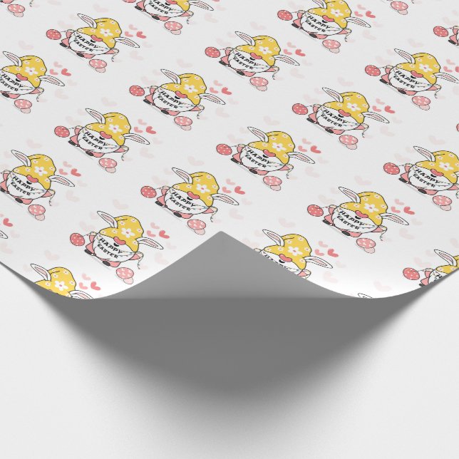 Cadeau Papier d'enveloppement des Gnomes de Pâques (Coin)