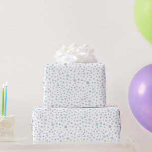 Cadeau Papier d'enveloppement des points d'aquarelle Sky