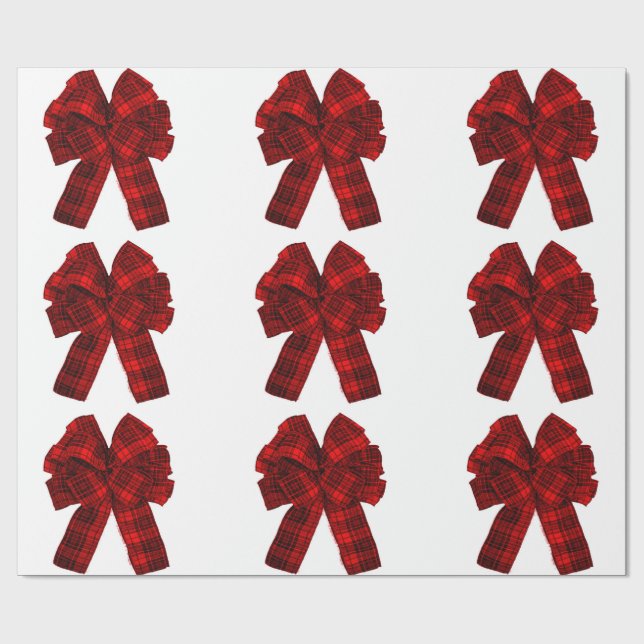 Cadeau Papier d'enveloppement des vaches rouges (Plat)