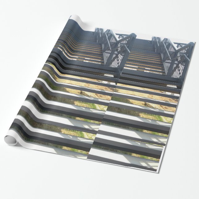 Cadeau Papier d'enveloppement d'escalier (Déroulé)