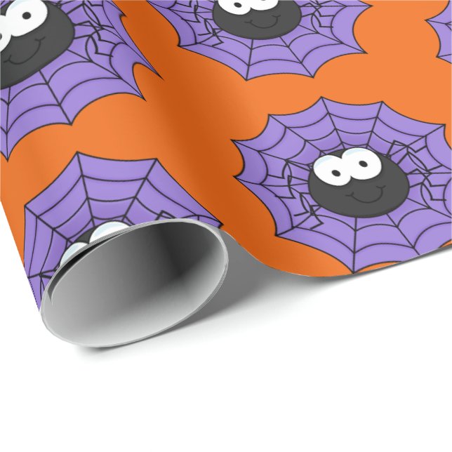 Cadeau Papier d'enveloppement d'Halloween (Coin rond)