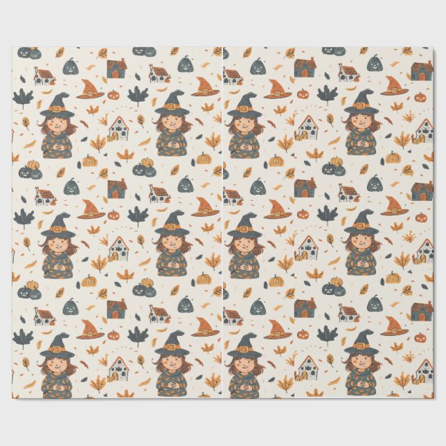 Cadeau Papier d'enveloppement d'Halloween (Couture)