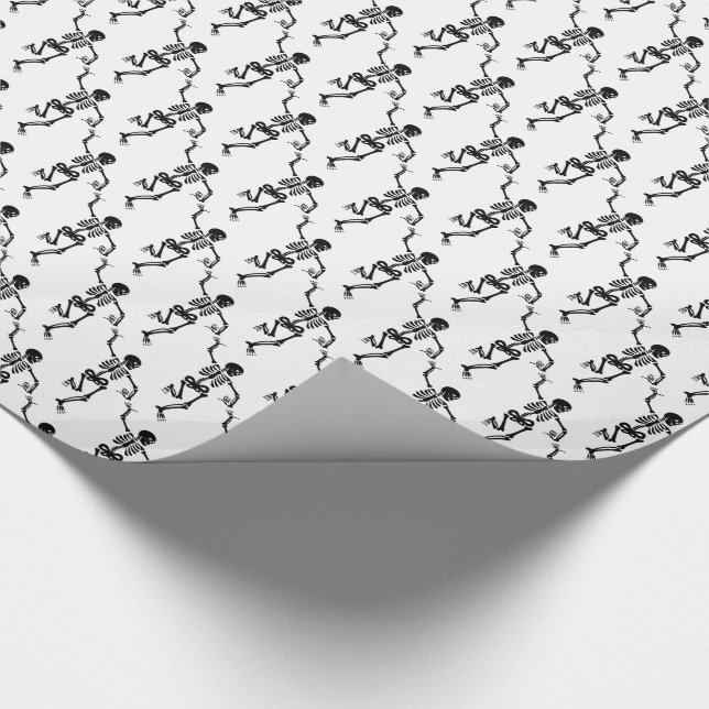 Cadeau Papier d'enveloppement d'Halloween (Coin)