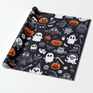 Cadeau Papier d'enveloppement d'Halloween