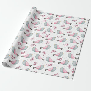 Cadeau Papier d'enveloppement d'oiseaux