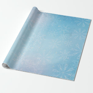 Cadeau Papier d'enveloppement du ciel de flocon de neige