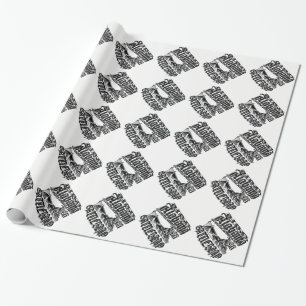 Cadeau Papier d'enveloppement du navire de guerre Alabama