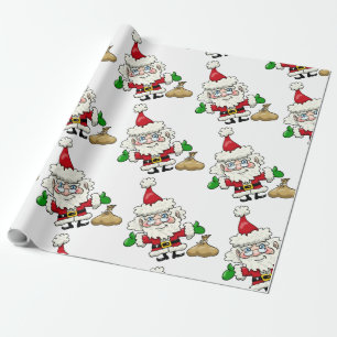 Cadeau Papier d'enveloppement du Père Noël