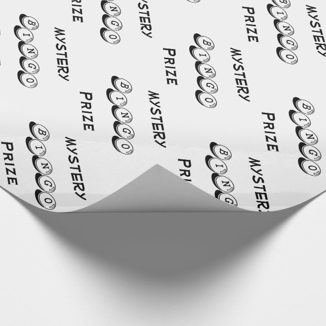 Cadeau Papier d'enveloppement du prix Mystery BINGO (Coin)